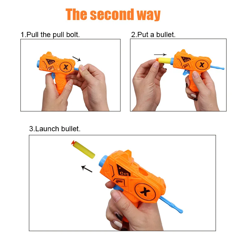 customized best boy toy 2024 powerful toy guns soft bullets soft bullet sniper toy gun with foam bullets
