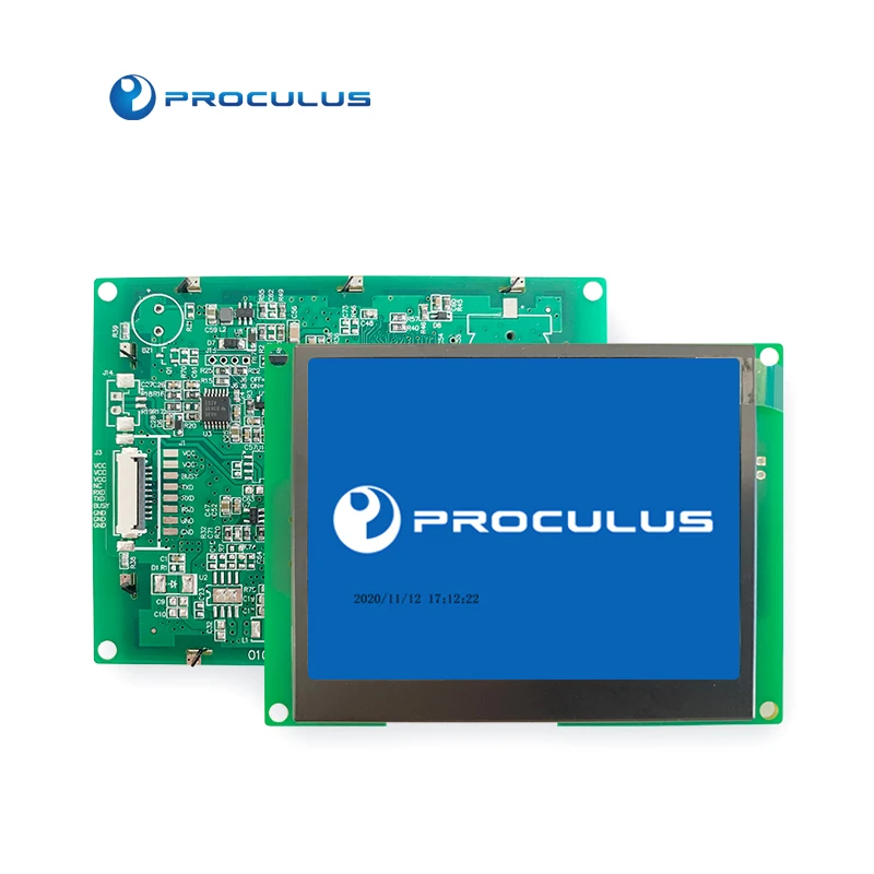 Proculus 3.5 Inch Uart Tft Factory Touch Lcd Panel HMI Display 320*240 Monitor LED LCD Display Screen 5V 250 Nit 20.000 Hours