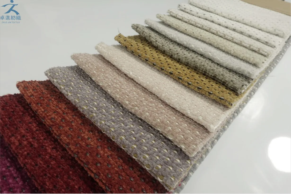
hot sell woven fabric linen with chenille jacquard fabric for sofa 