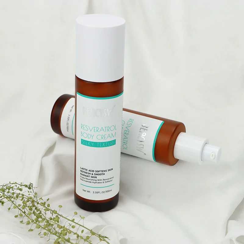 Private Label Body Care Resveratrol Firming and Brightening Deep Moisturizing Cream