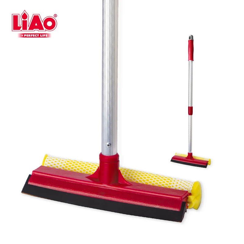 LiAo multifunction telescopic window squeegee cleaner wiper brush