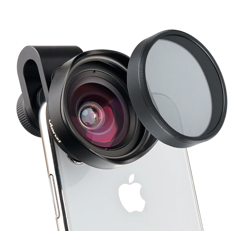 Ulanzi 16mm Wide Angle Mobile Phone Lens with CPL Filter, 100 Degree Wide Angle Lens Compatible for iPhone Huawei Xiaomi