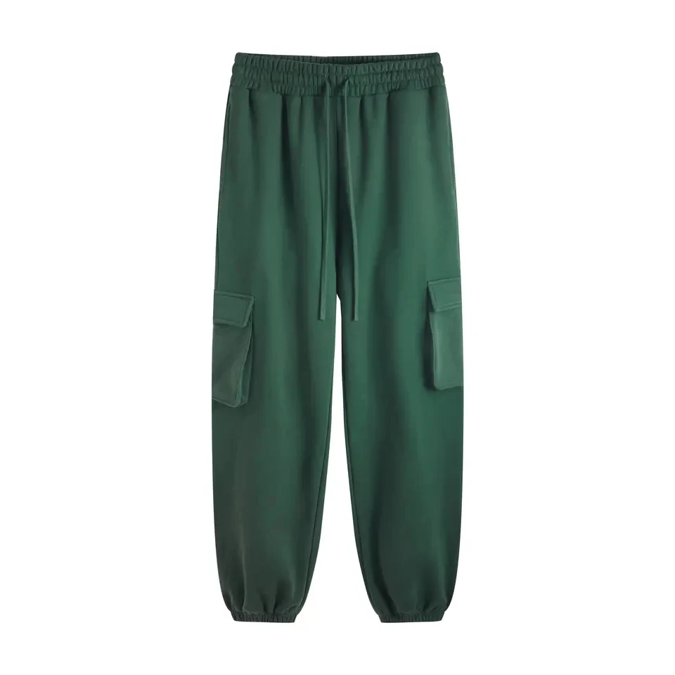 Spring Fleece Casual Cargo Track Pants Unisex Wholesale High Quality Oversized Cargo Pants Men