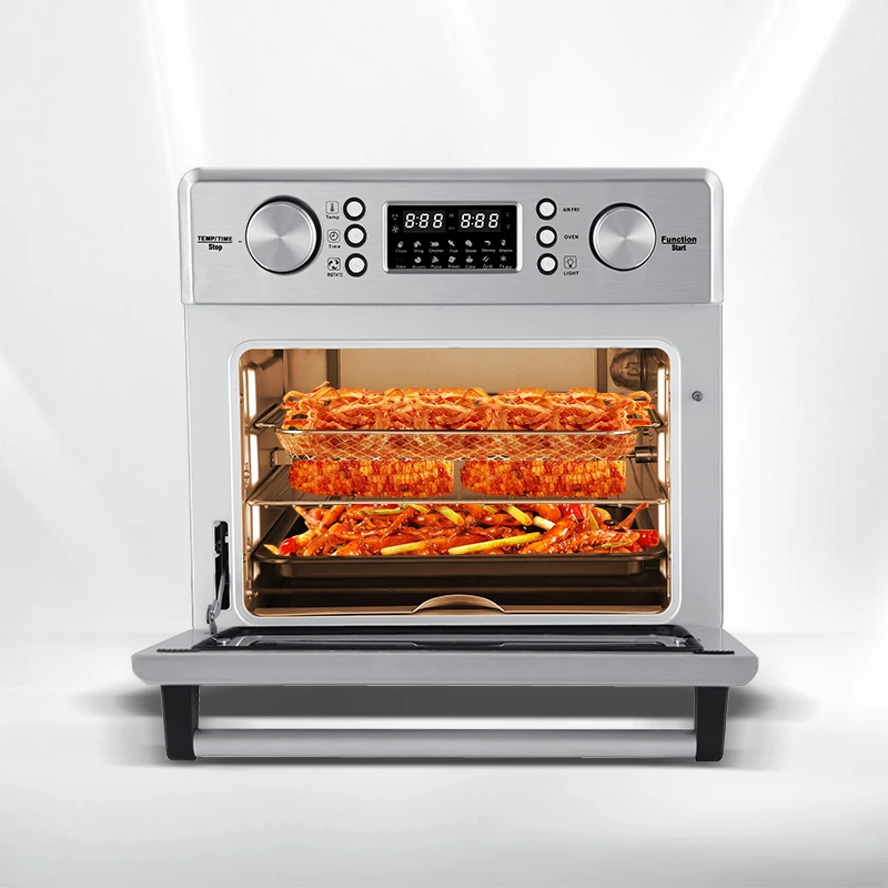 6 in 1 Multi-Function Stainless Steel Air Oven Toaster Oven Combo