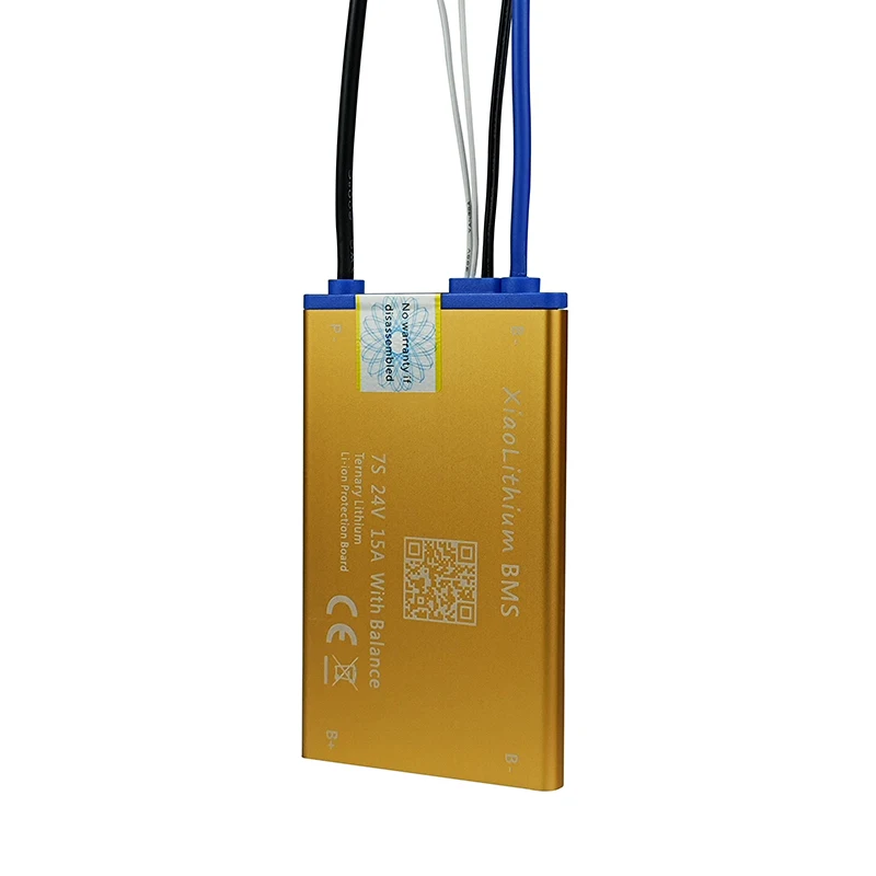 DDP DPD золотистый цвет литий-ионный 7s 24V 15A BMS с датчиком температуры и мягким переключателем для литий-ионного аккумулятора Ebike e-scootor boat