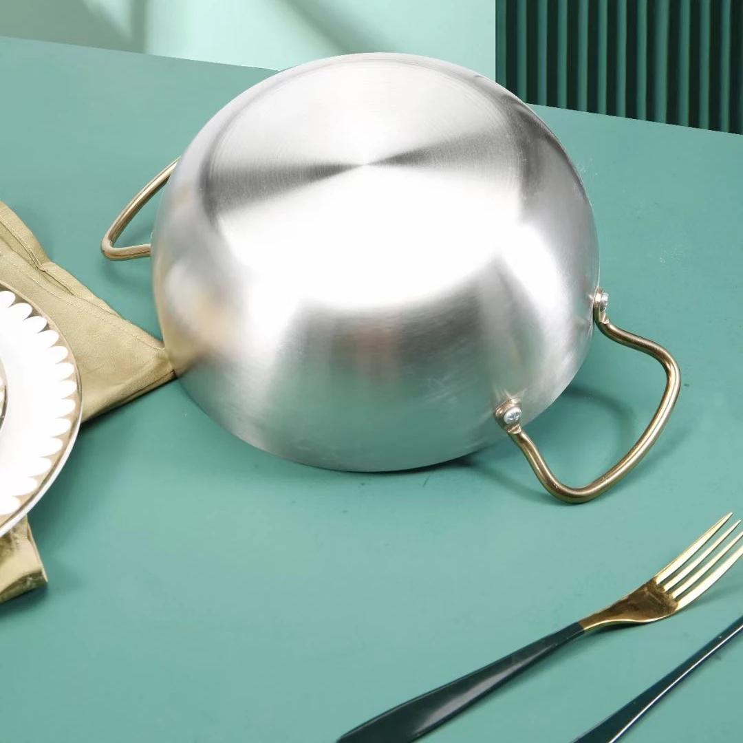 Wholesale Non Stick Pots Korean Hot Soup Cooking Noodle Ramen Cooking  Kitchen soup & stock pots