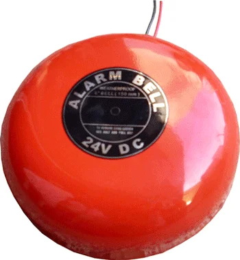 High Quality Easy To Install Sounding Loud Fire Alarm Bell 6 inch 24v