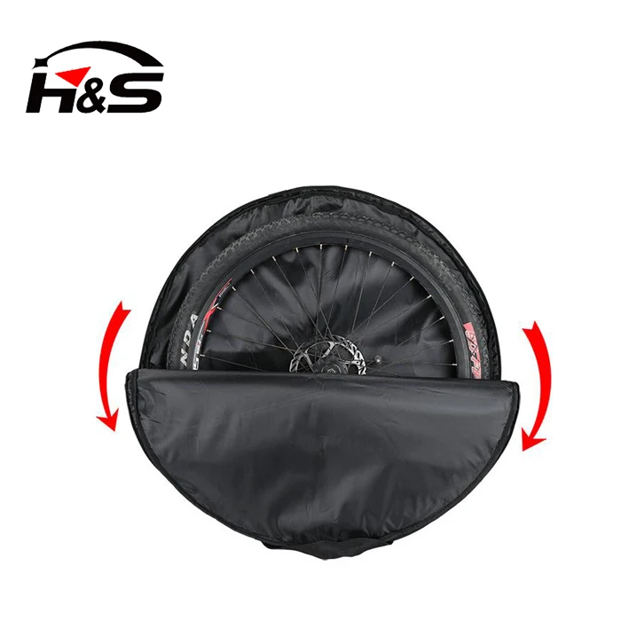 Padded Double Wheel Bag 700C 29er Holds Two Wheels Separate Padded Compartments