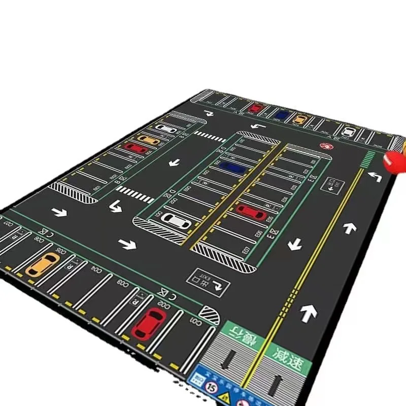 Yapears Custom Washable Children Puzzle Crawling Game Board Mat Multi-Game Floor Mat Traffic Car Rug Carpet Blankets For Kids