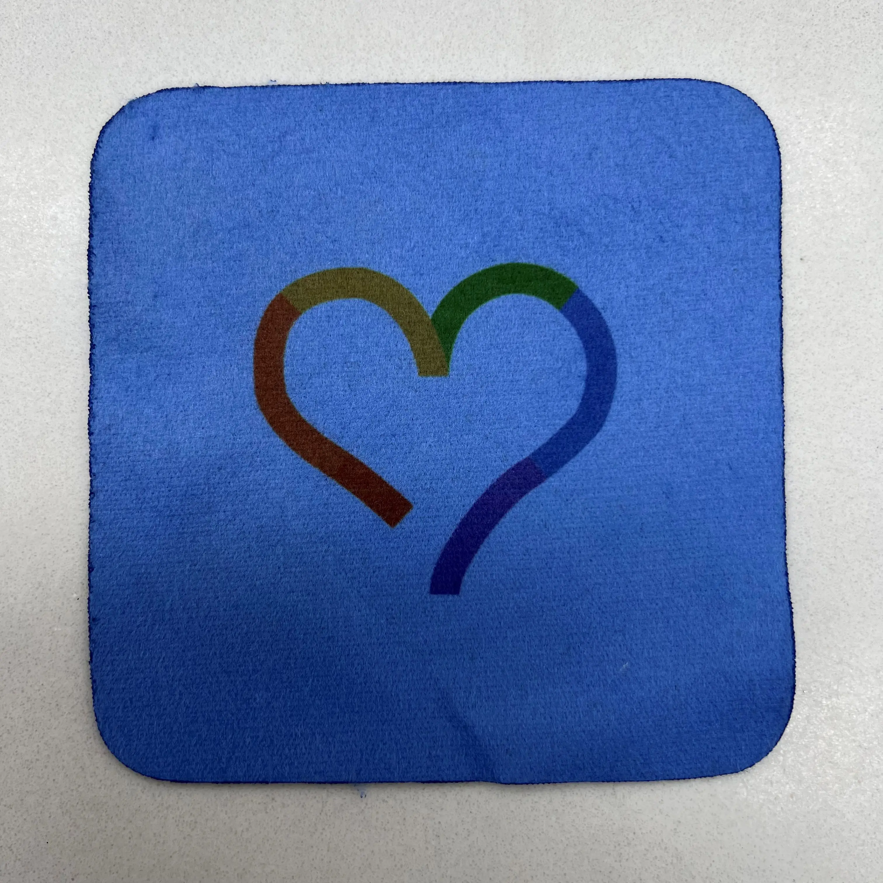 popular Supplier Wholesale Customized extremely austere flower Printed Felt fabric Bar Drink Coaster protect table and bar
