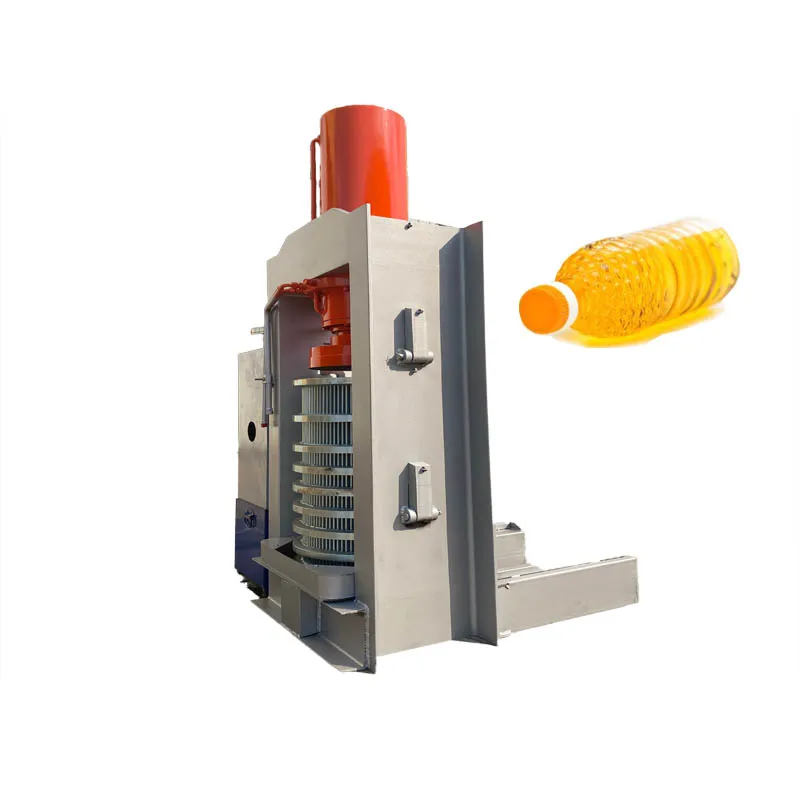 Hydraulic oil pressing soya bean oil extraction machine