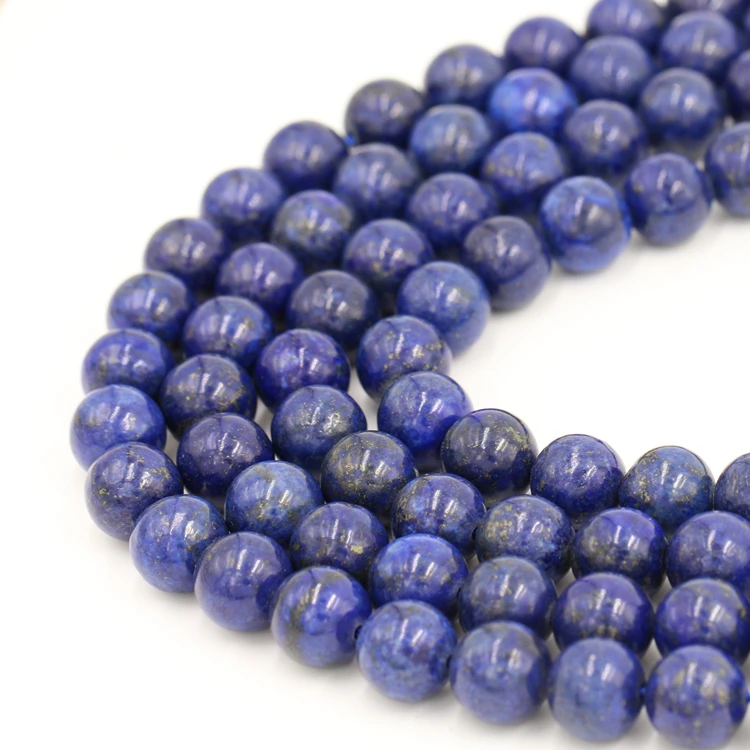 Natural stone 6mm lapis lazuli gemstone round bead stone for jewelry making