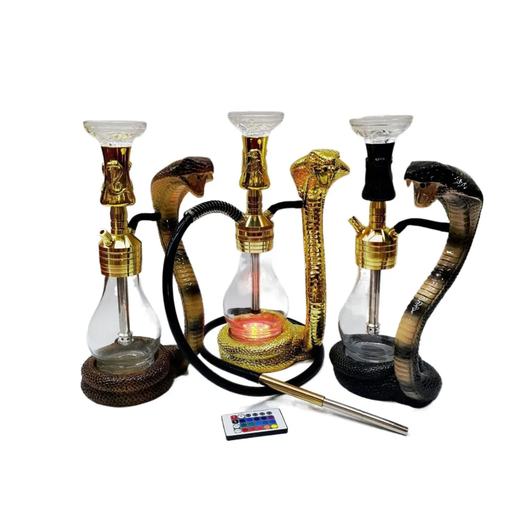 Cobra Hookah Snake Hookah Set Aluminum Shisha with Chicha Bol Tuyau all Accessories