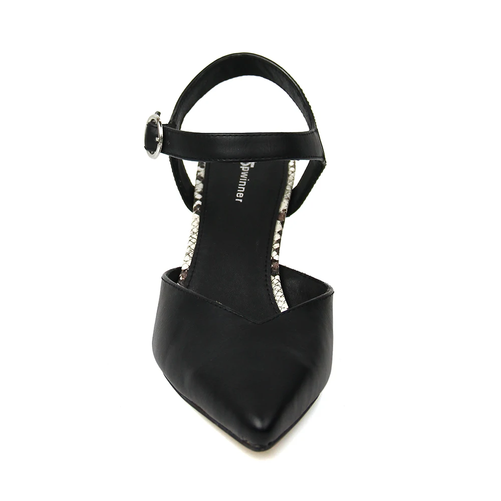 Sexy Ladies Summer Short Heels Sandals Shoes Ankle Belt Buckle Pointed Toe Fashion Women Sandal