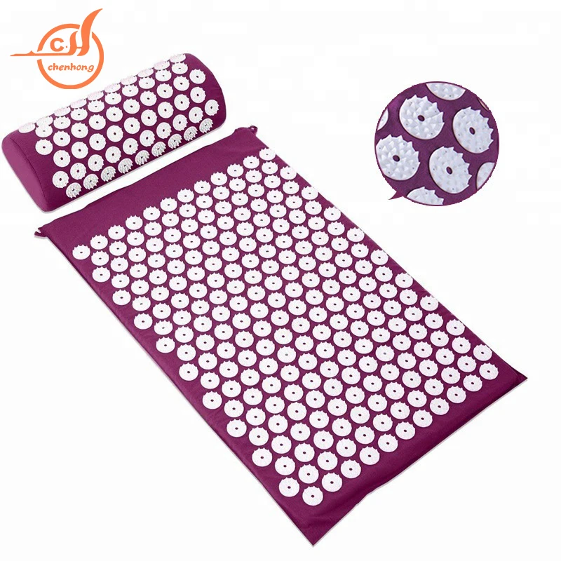 Акупрессурный коврик для ног, акупунктурный коврик, акупрессурный набор, лотос, акупрессурный коврик и набор подушек от производителя