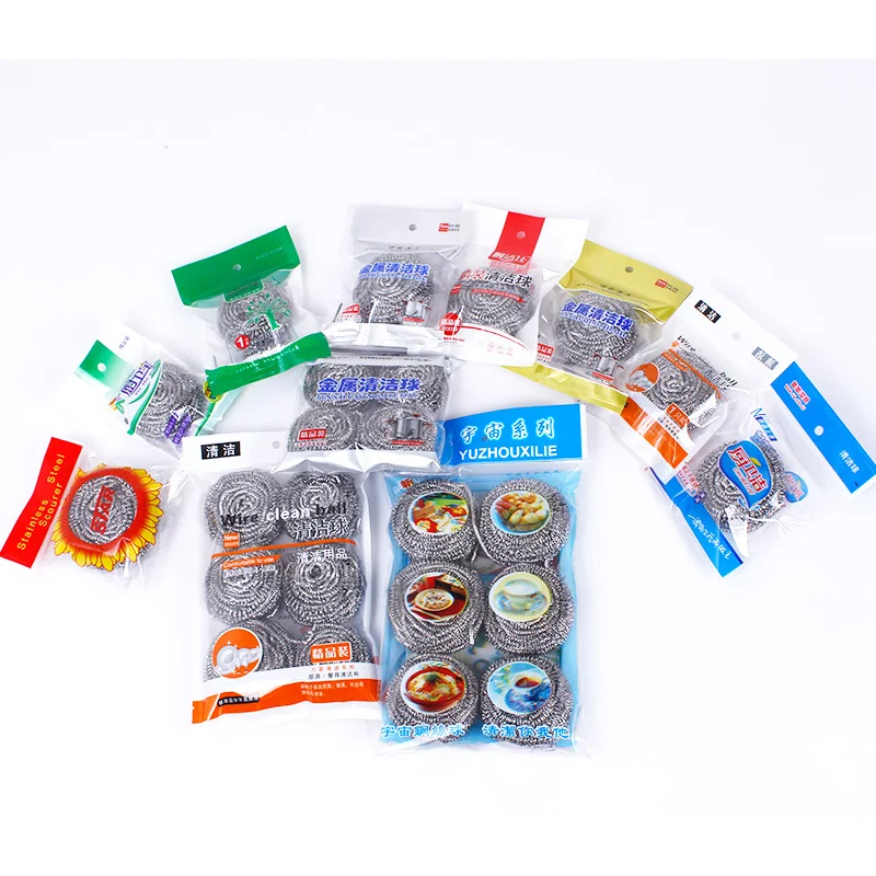 SS 410 Scourer for kitchen cleaning stainless steel flat scourer