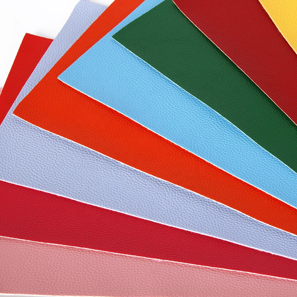Faux Artificial Synthetic Leather Fabric Synthetic PU Leather for Shoes or Bag