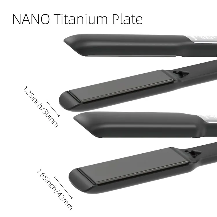 hair straightener iron keratin negative ion flat iron MCH Professional 480 degrees hair straightener titanium flat iron