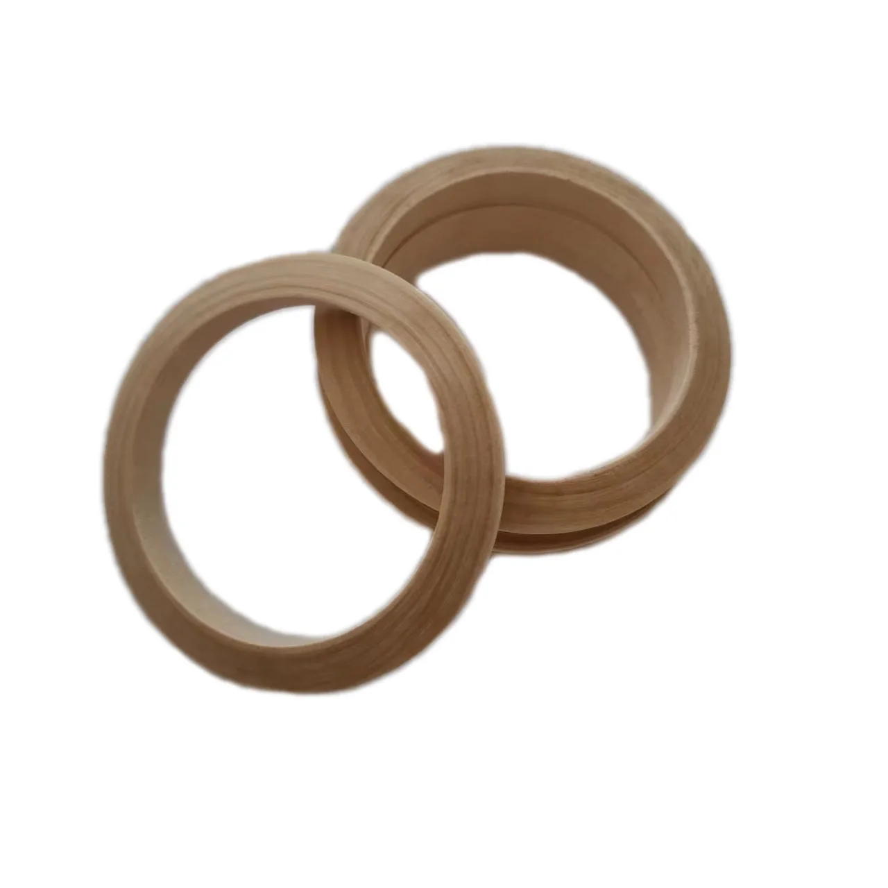 75mm Unfinished Natural Round Solid Wooden Rings Bangle Bracelets  for DIY Craft Project Making