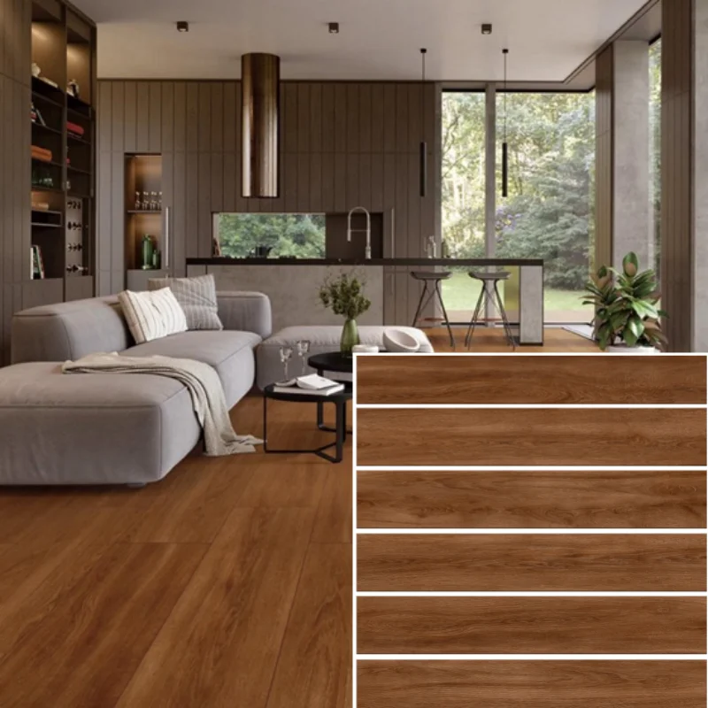 Big Size Fatong Porcelain Floor Look Stair Plank For Stairs Price Finish Ceramic Wood Tile