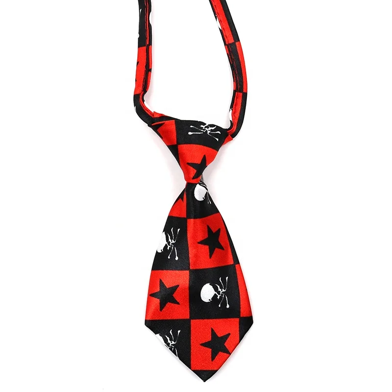 New Arrival Adjustable Cat & Dog Necklace Fashion Holiday Skull Head Print Bandana in Cute Cartoon Style for Halloween