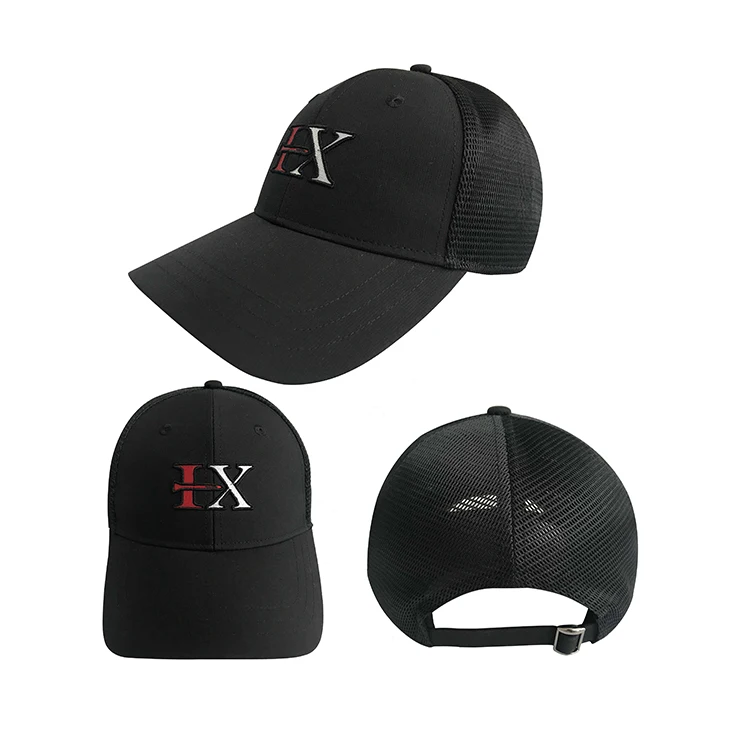 Wholesales Custom Bull Cap Hat Polyester Spandex 6 Panel Golf Cap Sports Cap