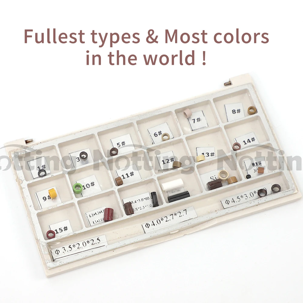 high quality customizable 5.0*3.0*3.0mm wholesales aluminum silicone lined tube micro rings connectors beads  micro rings beads