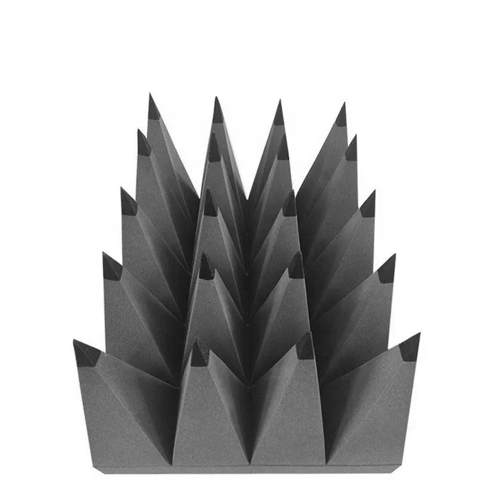 Pyramidal microwave rf foam absorber for rf shielding room sa-600