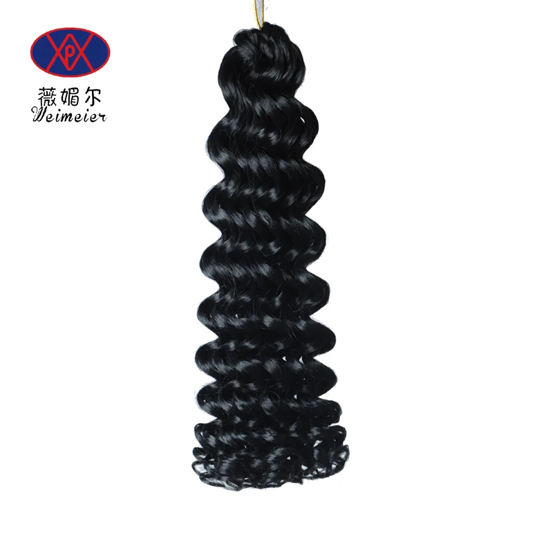 Synthetic Goddess Wave Hair Braiding Crochet Hair Extension Spring Wand Curl Hair