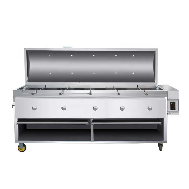 3 heads gas Hot Product Barbecu Oven Barbecue Oven Electric BBQ Oven bbq grills