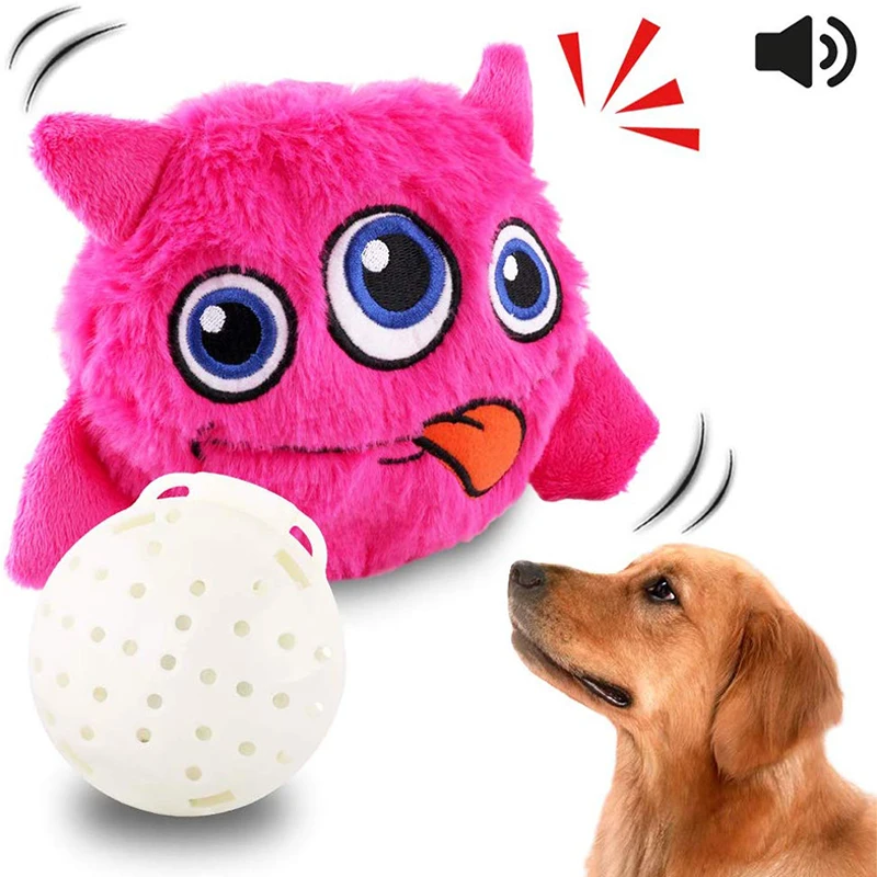 electric walking interactive plush pillow cute cartoon luxury automatic intelligent dog toy ball Toys For Gifts