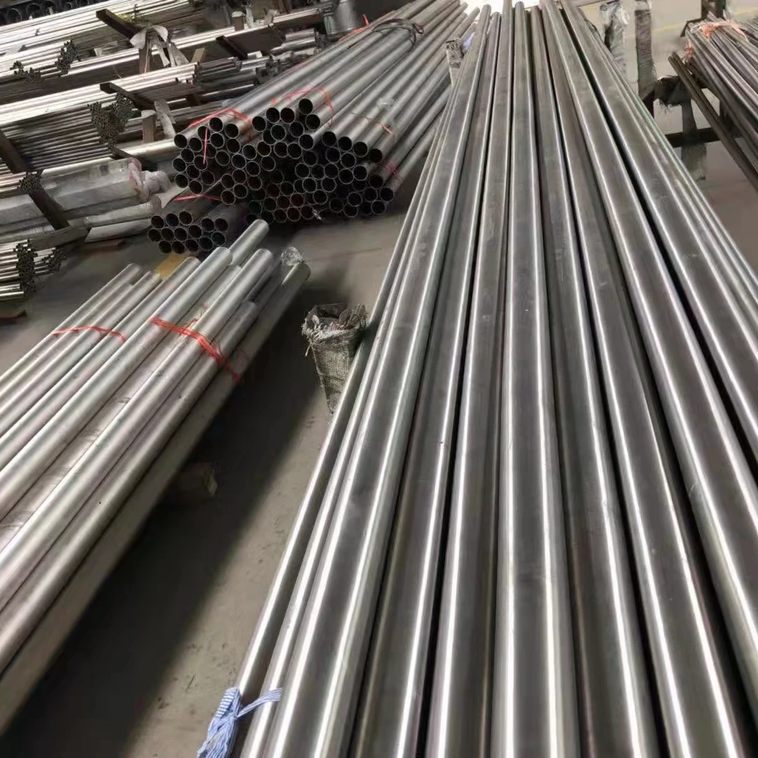 Factory Seamless Tube Gr2 Gr1 Gr5 Gr9 Titanium Pipe Prices 3.5 inch titanium exhaust pipe titanium pipes