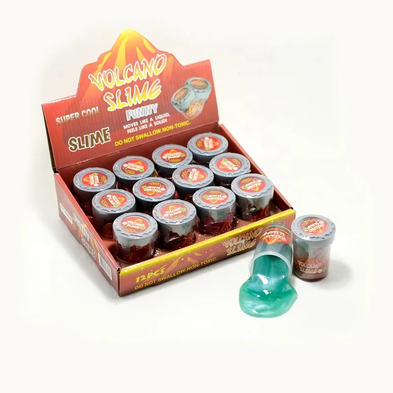 Hot sale 4 colors soft jelly slime funny DIY educational toys glitter galaxy charm crystal slime mud kit for kids