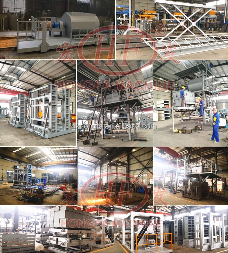 wall panel machine line