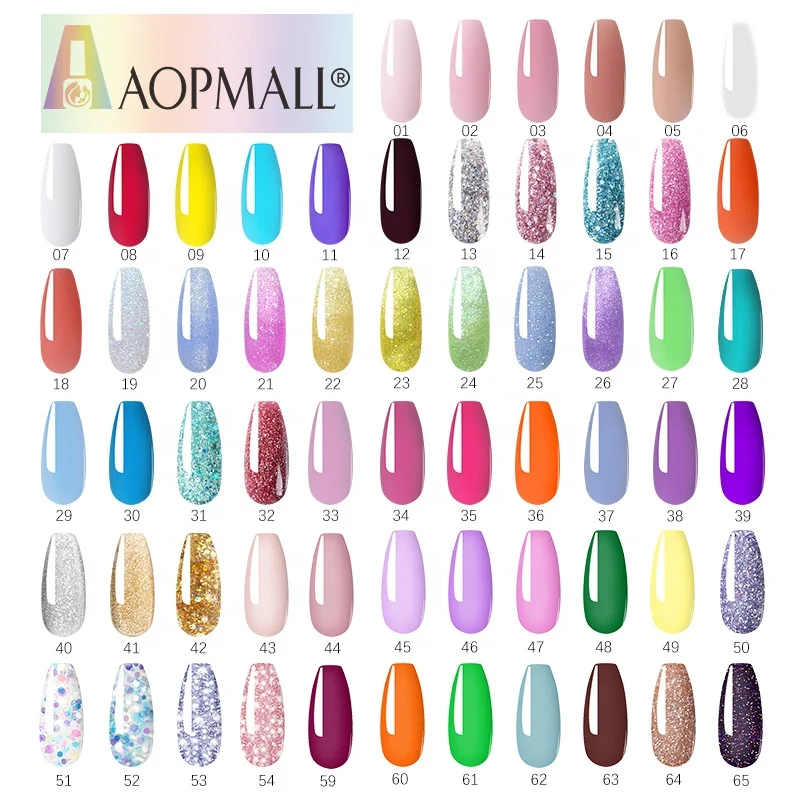 AOPMALL Factory 100% Raw Material Original Gel Polish Nail UV/LED Gel 1KG Nail Arts
