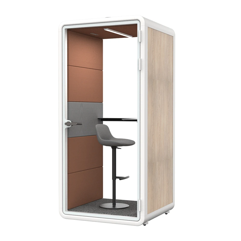 Sound insulation Office Phone Call Booth Acoustic Studio Meeting Pod Telephone Booth
