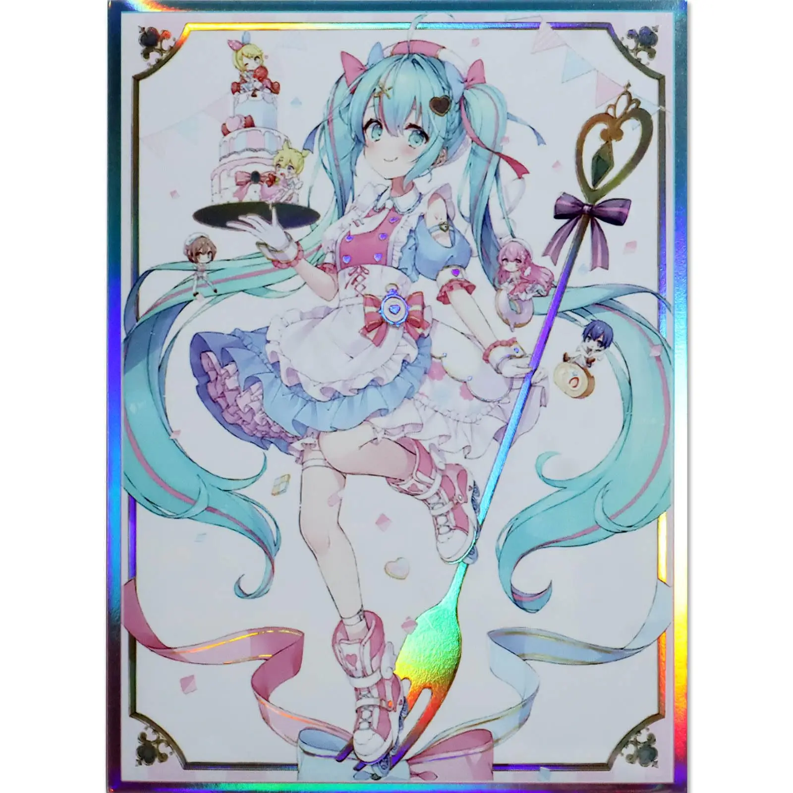 Custom Holographic Art Mtg Card Sleeves, Custom Hologram Tcg Trading Card Sleeves