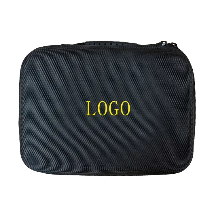 Zipper closure rubber handle shockproof custom size outdoor travel case for portable projector