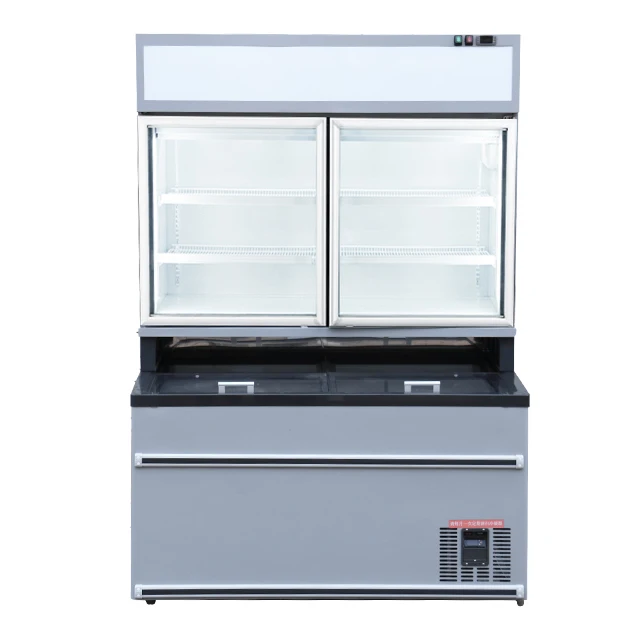 Chinese Manufacturers Cheap Combination Look Refrigerator Combine Freezer Cooler