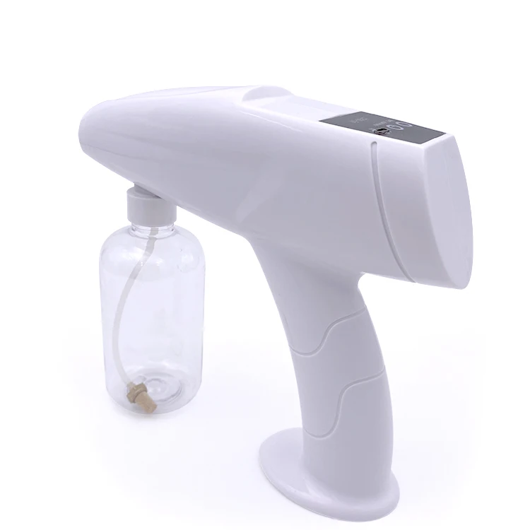3T-G1 portable nano mist sanitizing sprayer gun electric blue light atomizer spray gun fogger blu-ray anion