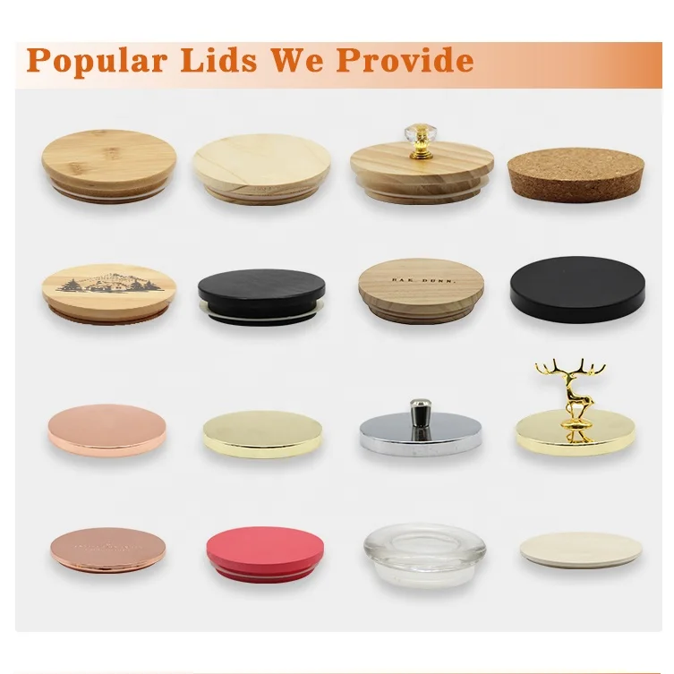 Wholesale Canada UK Australia India Custom Modern  Eco Friendly 3 Wick 700ml 13oz 15oz 16oz 22 oz 30 oz Candle Jar with Lid