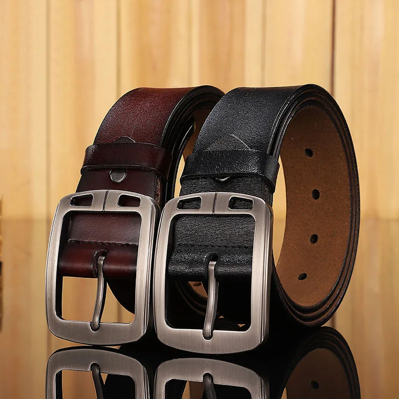 man Skinny Leather Leather Belts With For Jeans Adjustable Fashion  Waist Belt With Pin Buckle