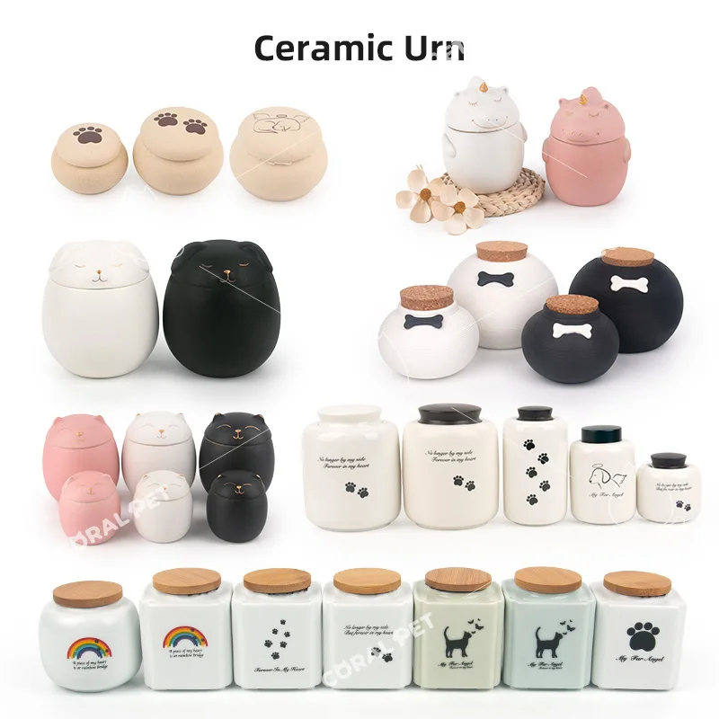 Funeral Supplies Small Biodegradable Urna Cremation Jewelry Ashes Keepsake Wooden Urn Pet Memorial Casket Rainbow Bridge Pet Urn
