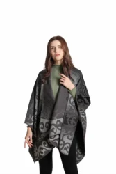 Unisex Style Cashmere Cape New Clothing Ladies Yemeni Men Overweight Bright Hot 4 Colors Shawls Poncho Girls