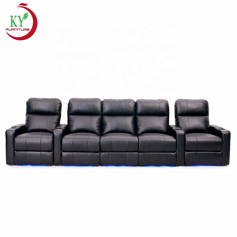 Geeksofa Furniture Electric Manual Recliner Home Theater Cinema Seating Seats Sofa with Cup Holder