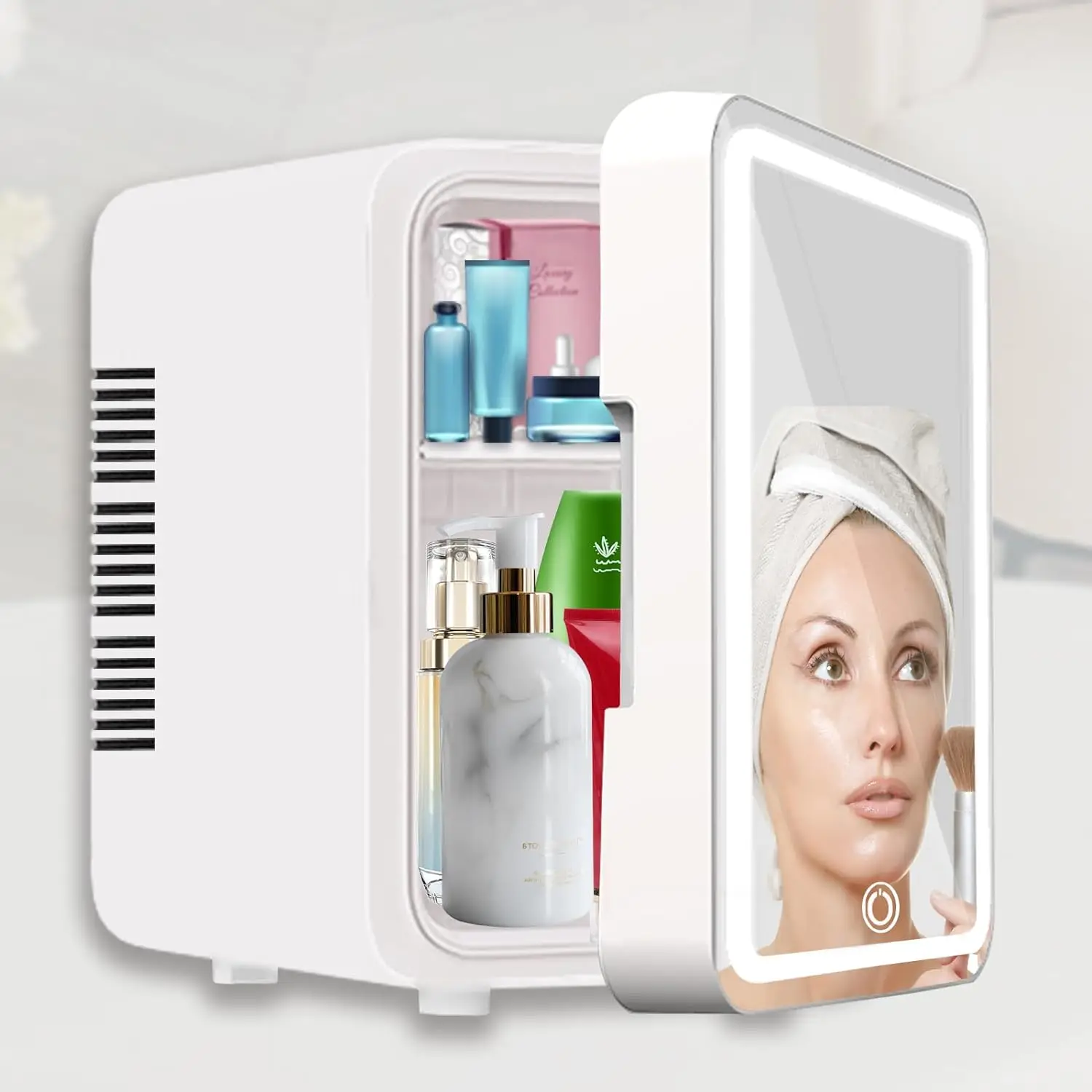 2024 Car MINI Fridge Refrigerator Beauty Portable Fridge Compact Refrigerators