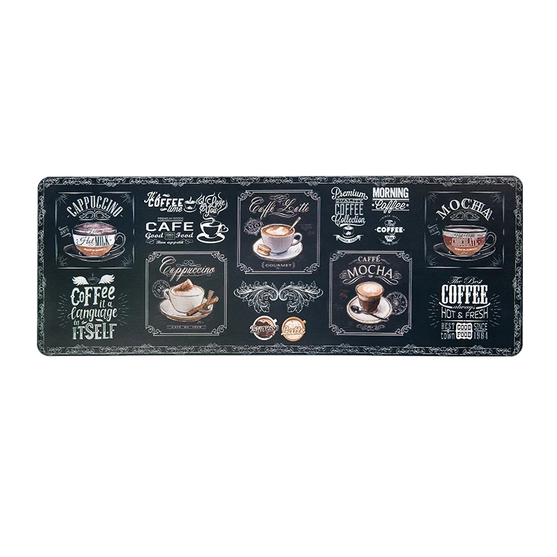 Kitchen Use Household Long Oil Absorption Non-slip Floor Mat Can Be Machine Washable Dirt-resistant Carpet