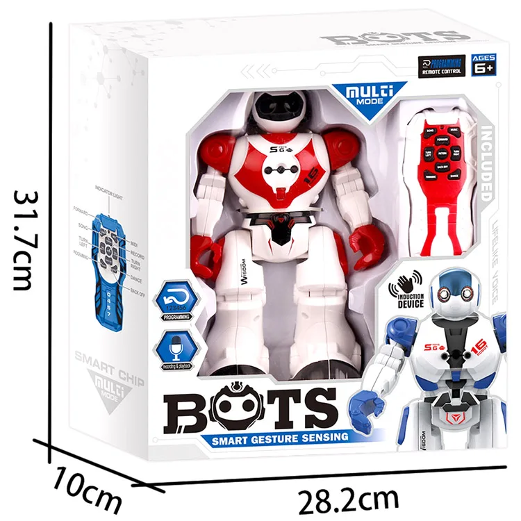 Kids creative intelligent rc robot toy manufacturers with infrared ray