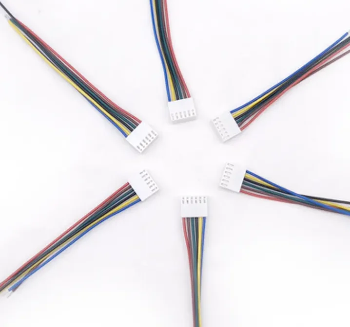 Custom Cheap Wiring Harness 6Pin Molex 2.54mm Pitch Connector Electronic Cable Assembly Wire Harness