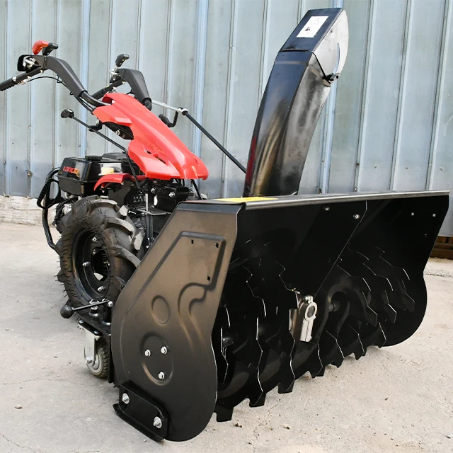 Мощный бензиновый 23hp мини-колесный погрузчик нескользящий руль снегоуборочная машина для метла распродажа